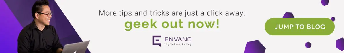 Desktop banner example from the Envano digital marketing blog.