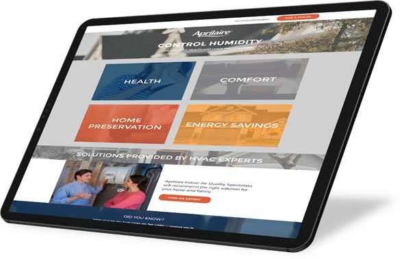 Tablet View of Aprilaire