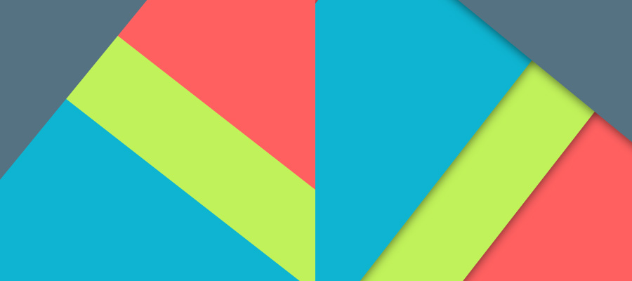 material design vs. flat design