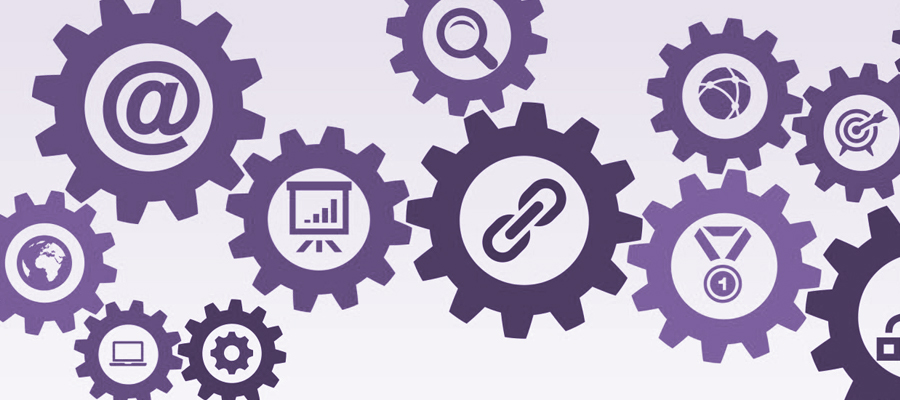 Image of conversion rate optimization and all parts of a website working together for conversions.