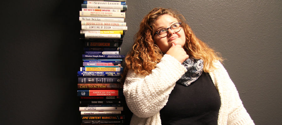 Ciara with her thinking face on.