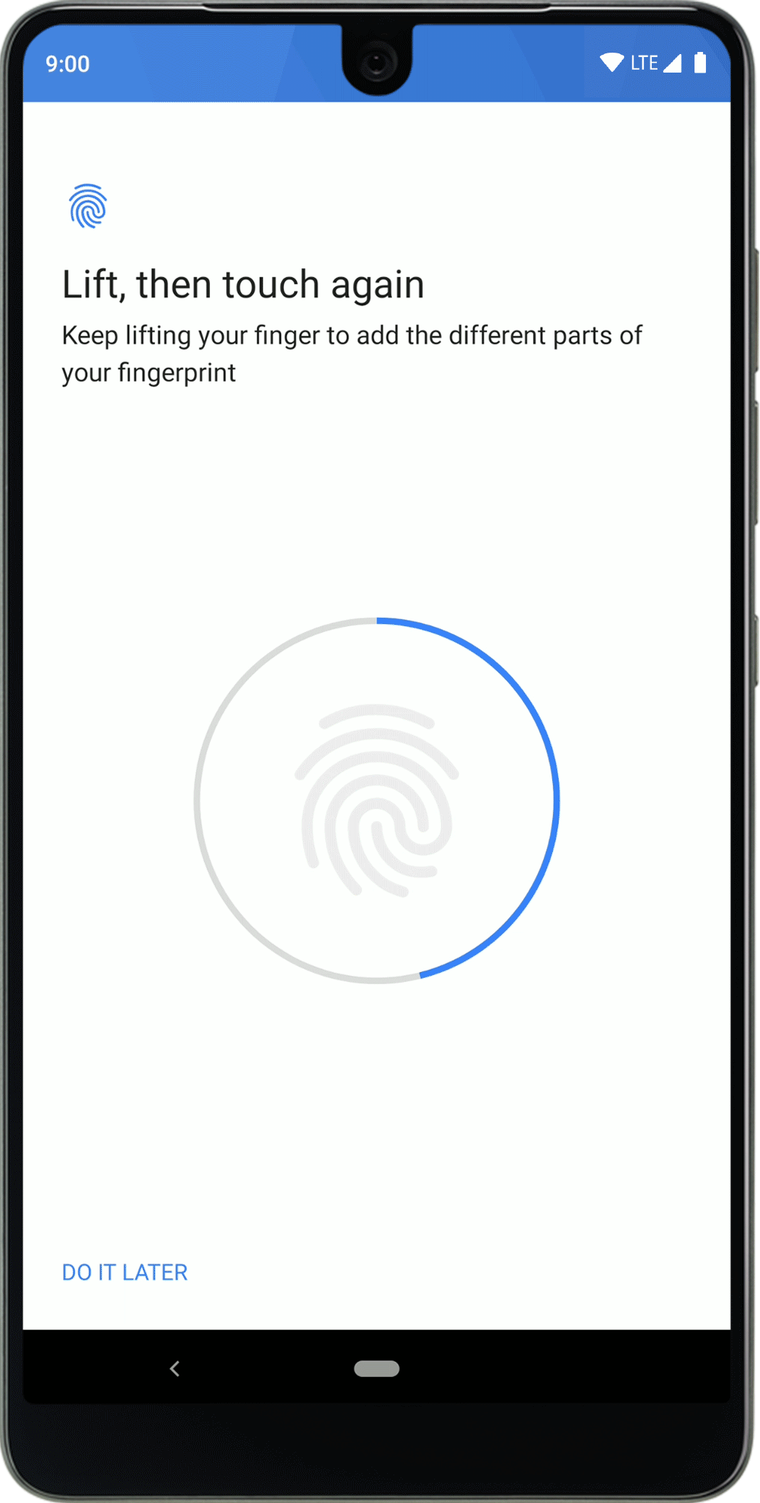 Unlock phone with fingerprint 