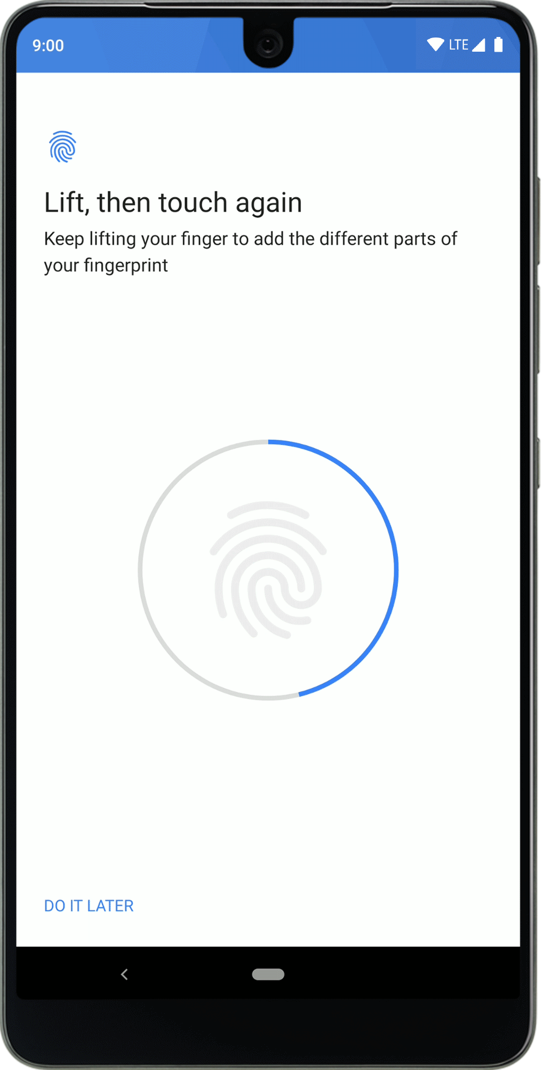 Unlock phone with fingerprint
